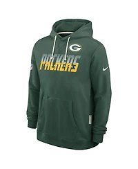 Nike Men's Green Bay Packers Sideline Standard Issue Dri-fit Hoodie