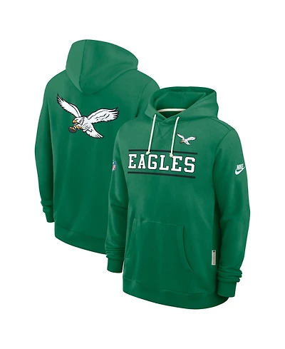 Nike Men's Kelly Green Philadelphia Eagles Alt Sideline Standard Issue Dri-fit Hoodie