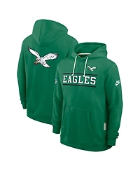 Nike Men's Kelly Green Philadelphia Eagles Alt Sideline Standard Issue Dri-fit Hoodie