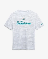 Nike Men's Ash Miami Dolphins Velocity Endurance Run Dri-fit T-Shirt