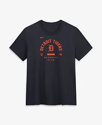 Nike Women's Navy Detroit Tigers Authentic Collection Early Work Tri-Blend Dri-fit T-Shirt