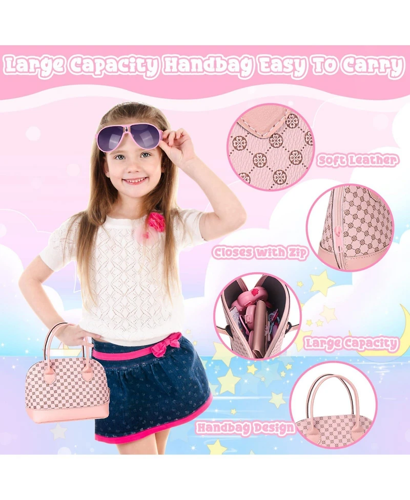 Gnuadz Play Purse Pretend Princess Handbag Camera Phone Wallet Key Gift 3 6 plus