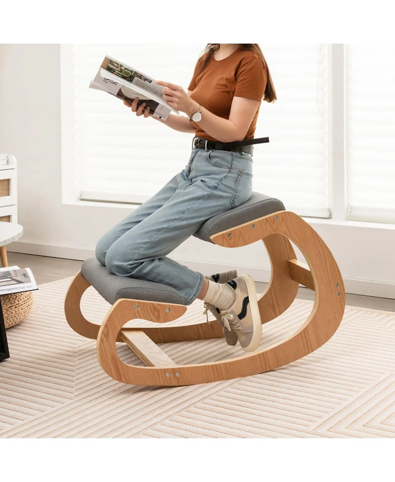 Gouun Ergonomic Kneeling Chair with Padded Seat and Knee Support