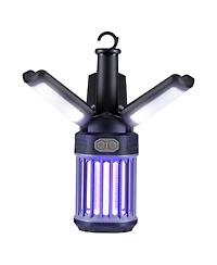 Gouun Outdoor Bug Zapper with Foldable Camping Lantern, Usb-c Rechargeable