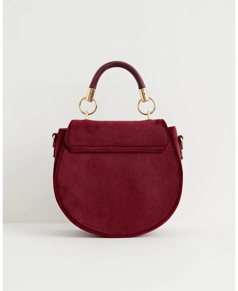 Fable England Fox And Mushroom Embroidered Saddle Bag