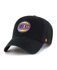 '47 Brand Men's Black New York Knicks Clean Up Adjustable Hat