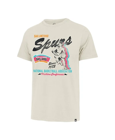 '47 Brand Men's Tan San Antonio Spurs Regional Franklin T-Shirt