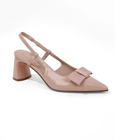 Berness Women's Eloise Bow Accent Slingback Pumps
