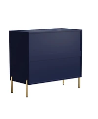 Clihome 3 Drawers Storage Chest, 32 Inch Monden Chest of Drawers, Tier Cabinet for Hallway, Living Room