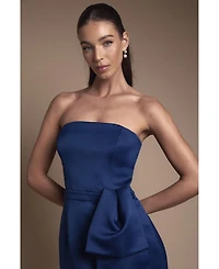 Coast Women's Bandeau Bow-Waist Maxi Dress