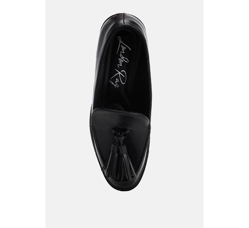 London Rag Women's Atilia Tassel Detail Loafers