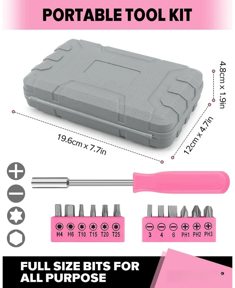 Xdovet Home Diy Tool Kit Repair Set Storage Case
