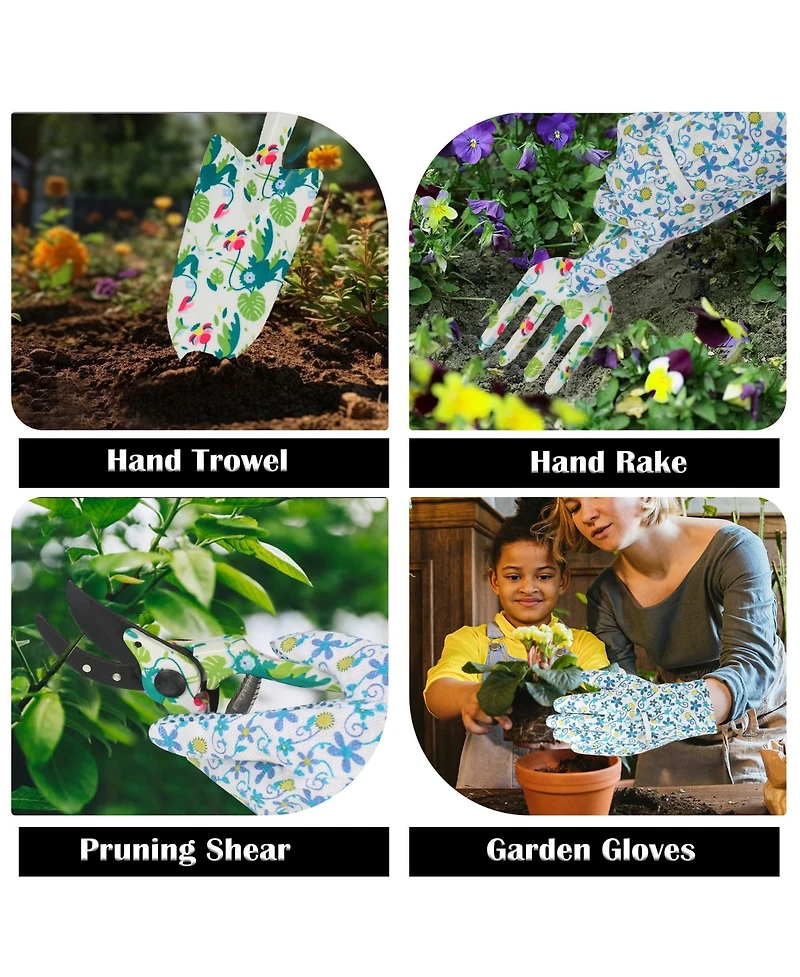 Xdovet Garden Tool Tote Gift Mom Women Plant Lover
