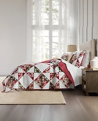 Charter Club Jolly Plaids Quilted 3-Piece Quilt Set, Full/Queen, Macy's Exclusive