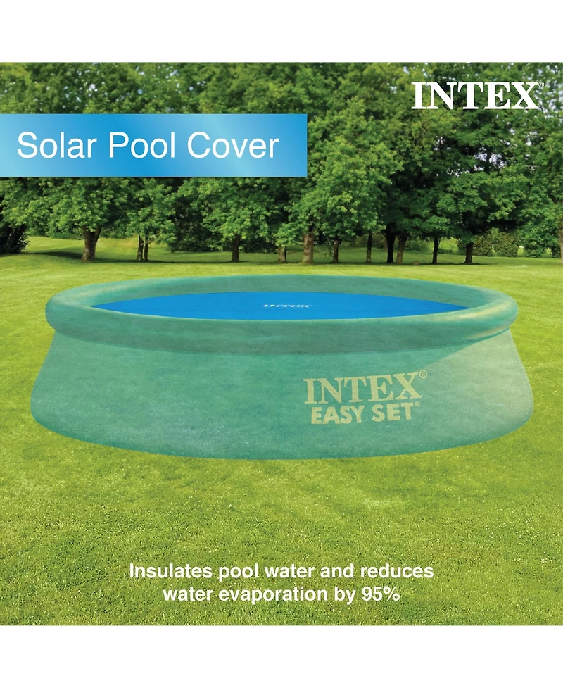 Intext 9.5 Foot Solar Cover Accessory for Above Ground Swimming Pools