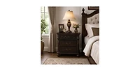 Lucky One 28" Width Solid Wood 3-Drawer Nightstand