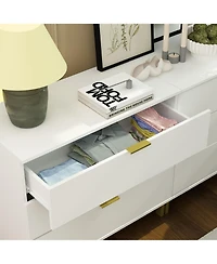 Homsee 3-Drawers Wood Chest of Drawers Dresser