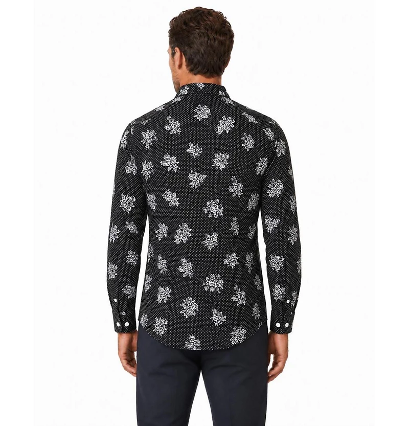 Elie Balleh Men's Slim Fit Button-Down Shirt