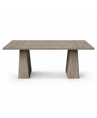 homfan 71 Inch Rectangular Dining Table Wooden Kitchen Table with Sturdy Heavy Duty Legs, Modern Dining Room Furniture for 6 to 8 People Family Use
