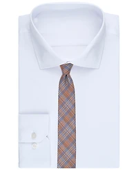 Bar Iii Men's Plaid Skinny Polyester Tie