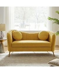 Hulala Home Sidwell Upholstered 64.6'' Loveseat