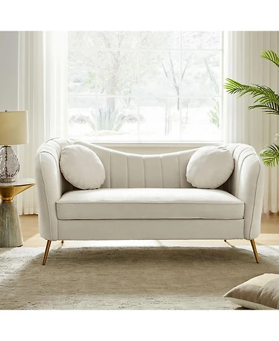 Hulala Home Sidwell Upholstered 64.6'' Loveseat