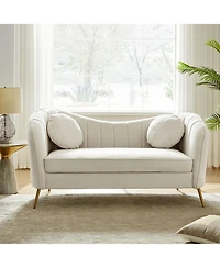 Hulala Home Sidwell Upholstered 64.6'' Loveseat