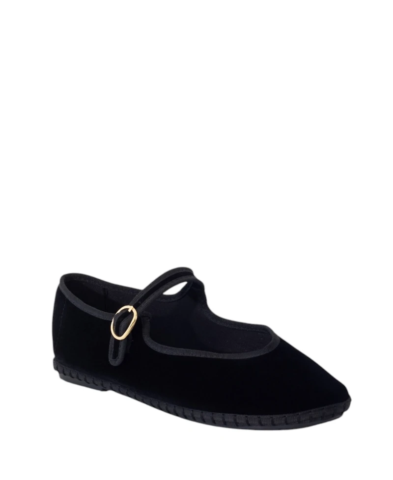 Alegria Women's Round Toe mary jane ballet flats