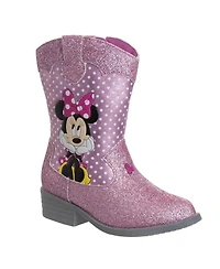 Disney Toddler Minnie Mouse Girls Western Cowgirl Pull On Boots