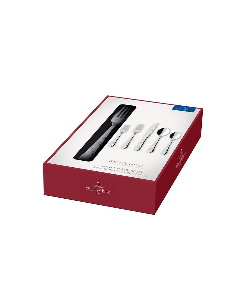 Villeroy & Boch Toy's Delight 20-Piece Flatware Set, Service For 4