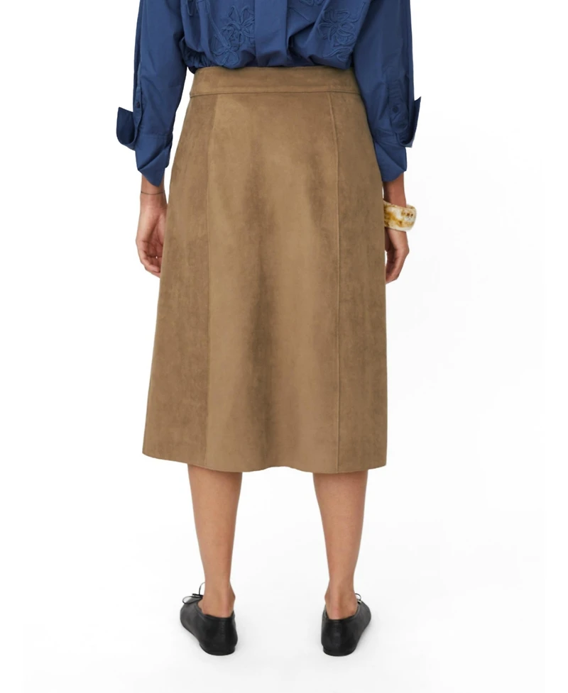 Masai Copenhagen Women's Button Front Midi Skirt