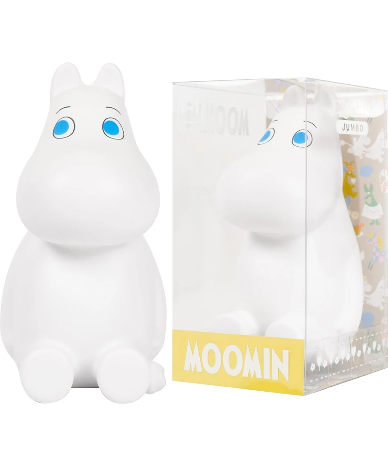Hamee Squishy Jumbo Toy Moomin Figure Slow Rising Cute Birthday Gift, Stress Relief, Collectible Deskterior Play Doll - Moomintroll