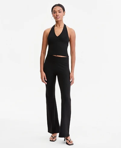 Bar Iii Women's Flare-Leg Sweater Pants, Macy's Exclusive