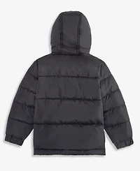 Reebok Toddler Boys' 2T-5T Hooded Fleece-Lined Puffer Jacket