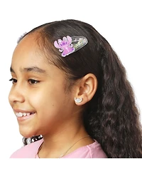 Stitch Hair Clip 6-Piece Set Official License, Snap Back Shaker Hair Clips, Lilo and Stitch Accessories, Small Disney Gifts