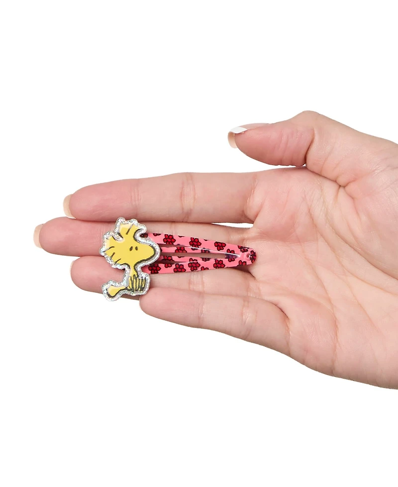 Peanuts Woodstock and Snoopy Hair Clips 8-Piece Set Official License, Peanuts Gifts, Snoopy Things