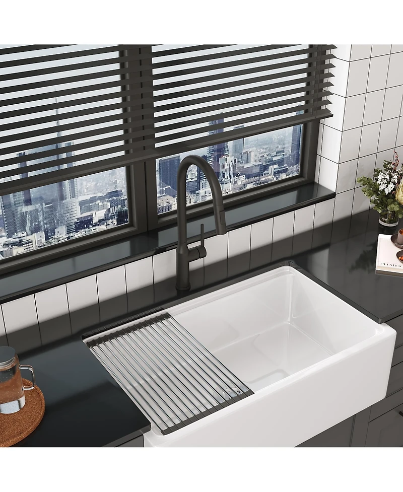 Phying Bothwa Home 18.83" Cupc Certified Pull-down Kitchen Faucet