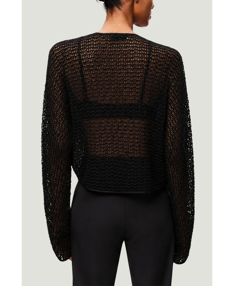 Nocturne Women's Wrap Mesh Blouse