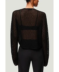 Nocturne Women's Wrap Mesh Blouse