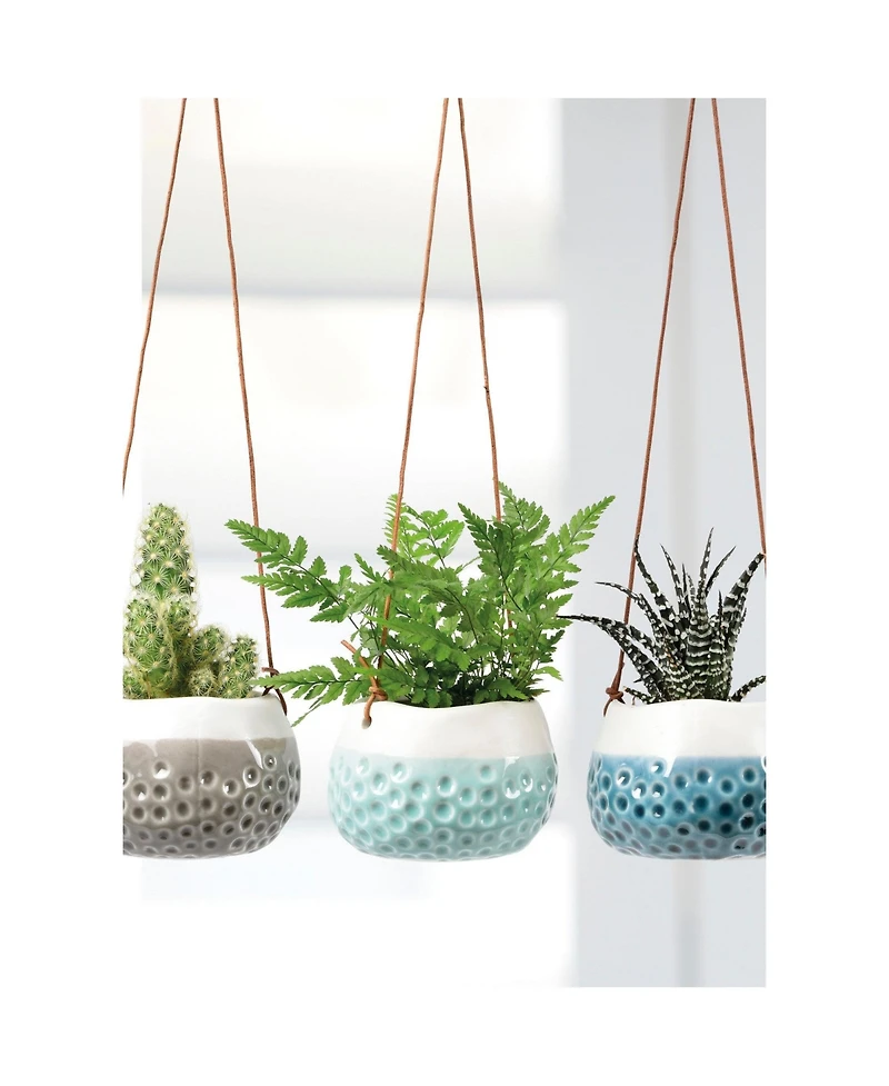 Burgon & Balll, Hanging Baby Dotty Trio Vases