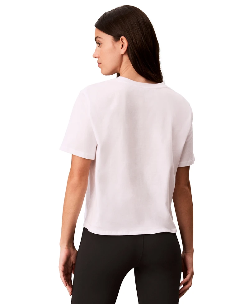 Calvin Klein Performance Women's Double Logo High Hip T-Shirt