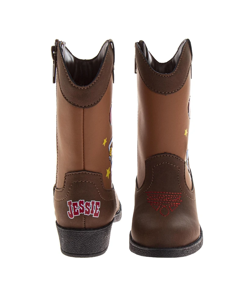 Disney Big Girls 6-12 Toy Story Girls' Cowboy Boots Classic Western Style