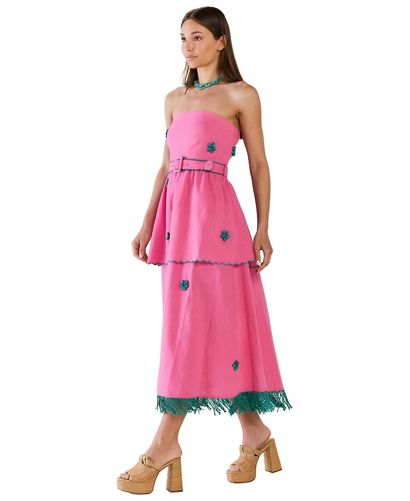 Eddy Women's Strapless Daisy Dress