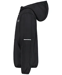 Under Armour Boys' 8-20 Solid Logo Full-Zip Windproof Hooded Jacket
