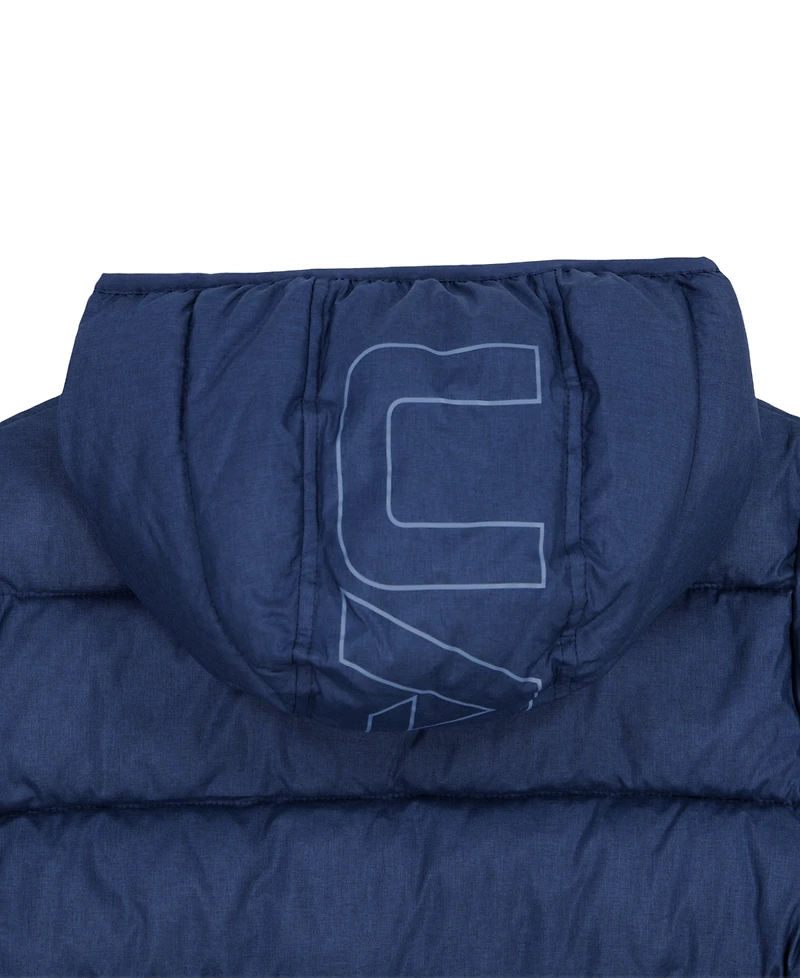 Under Armour Boys' 8-20 Solid Logo Full-Zip Puffer Hooded Jacket