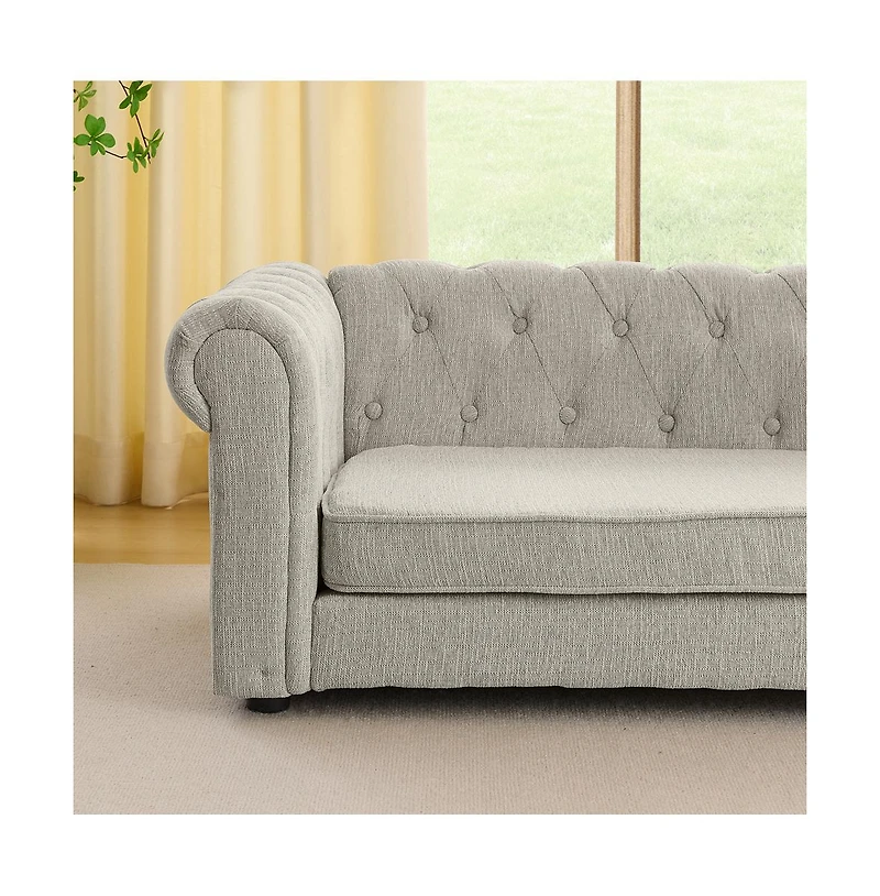 Zeny Elegant Rectangular Pet Bed for Big and Oversized Dogs, Durable Elevated Dog Sofa Bed, Comfortable Sofa, Modern Fashionable