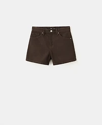 Mango Women's Straight-Fit Denim Shorts