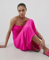 Mango Women's Strapless Midi-Dress