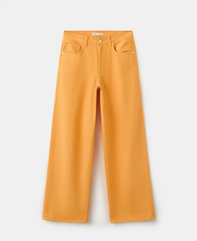 Mango Women's Straight Low-Waist Jeans