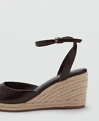 Mango Women's Espadrille Wedge Sandals